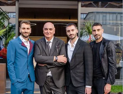 La famiglia Poziello, immagine dall’archivio aziendale